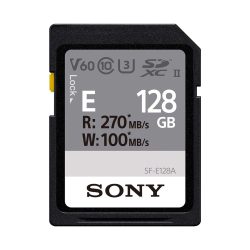 Sony SF-E128A Scheda di Memoria SD UHS-II 128 GB V30