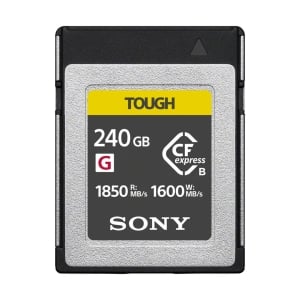 Scheda di memoria Sony CEBG240T CFexpress tipo B serie CEB-G Tough 240GB