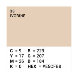 Fondale Superior 111433 in carta colore 33 Ivorine 2.72 x 11 m