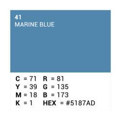 Fondale Superior 111441 in carta colore 41 Marine Blue 2.72 x 11 m