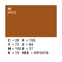 Fondale Superior 111448 in carta colore 48 Spice 2.72 x 11 m