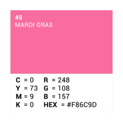 Fondale Superior 111449 in carta colore 49 Mardi Gras 2.72 x 11 m