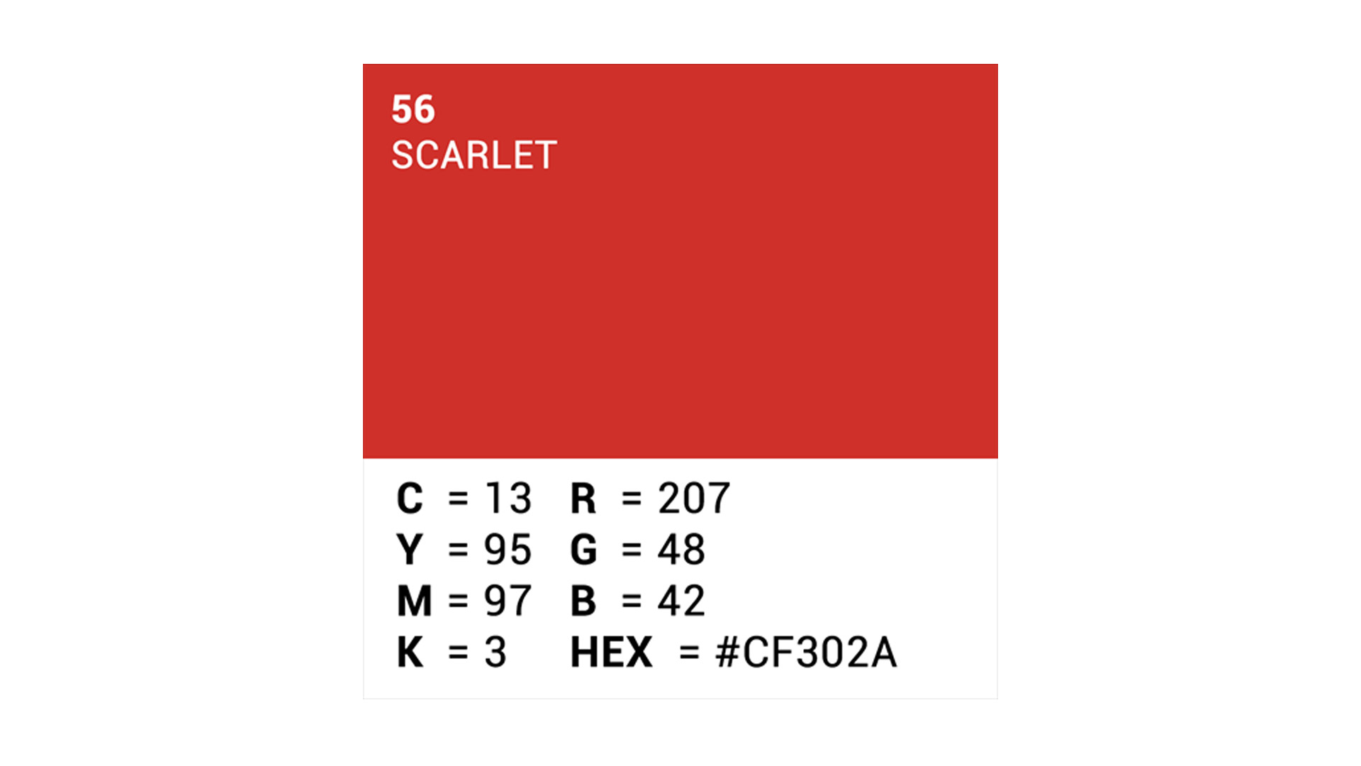 Fondale Superior 111456 in carta colore 56 Scarlet 2.72 x 11 m