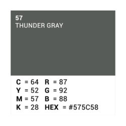Fondale Superior 111457 in carta colore 57 Thunder Gray 2.72 x 11 m