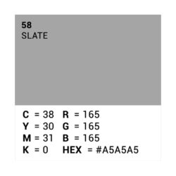 Fondale Superior 111458 in carta colore 58 Slate Gray 2.72 x 11 m