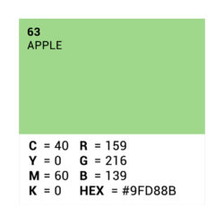 Fondale Superior 111463 in carta colore 63 Apple 2.72 x 11 m