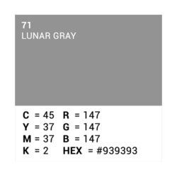 Fondale Superior 111471 in carta colore 71 Lunar Gray 2.72 x 11 m
