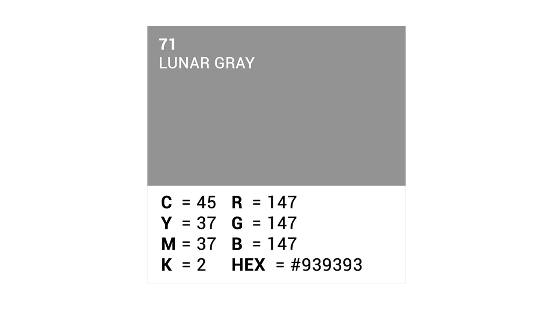 Fondale Superior 111471 in carta colore 71 Lunar Gray 2.72 x 11 m