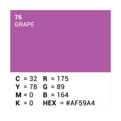 Fondale Superior 111476 in carta colore 76 Grape 2.72 x 11 m