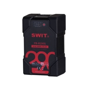 PB-R290S_Swit_Batteria V-lock heavy duty 290Wh per telecamere Cine ed ENG, luci LED, monitor, ponti radio e follow focus