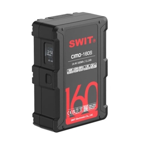 CIMO-160S_Swit_Batteria Swit CIMO-160S V-lock 160Wh con display OLED e uscite 2xD-tap / USB-C