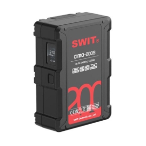 CIMO-200S_Swit_Batteria Swit CIMO-200S V-lock 200Wh con display OLED e uscite 2xD-tap / USB-C