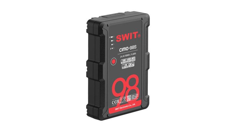Batteria Swit CIMO-98S V-lock 98Wh slim con indicatori LED e uscite 2xD-tap / USB-C