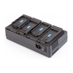 Caricabatterie Swit LC-D421B per 4 batterie DV di vario tipo per batterie Panasonic VBG