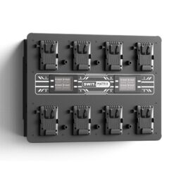 Caricabatterie per 8 batterie V-mount Swit MATRIX-S8 ultraveloce da muro