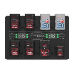 Caricabatterie per 8 batterie V-mount Swit MATRIX-S8 ultraveloce da muro