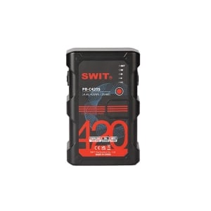 PB-C420S_SWIT_Batteria V-lock SWIT PB-C420S 420Wh ad alta carica per telecamere e luci