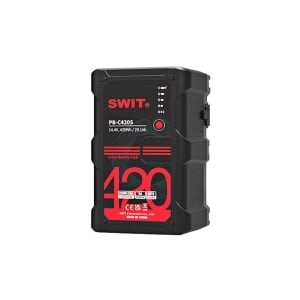 PB-C420S_SWIT_Batteria V-lock SWIT PB-C420S 420Wh ad alta carica per telecamere e luci
