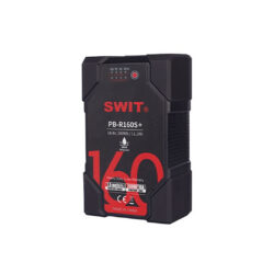 PB-R160S+_Swit_Batteria V-lock heavy duty 160Wh per telecamere Cine ed ENG, luci LED, monitor, ponti radio e follow focus