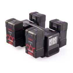 Caricabatterie super veloce V-mount Swit PC-P461S quadruplo con uscita DC