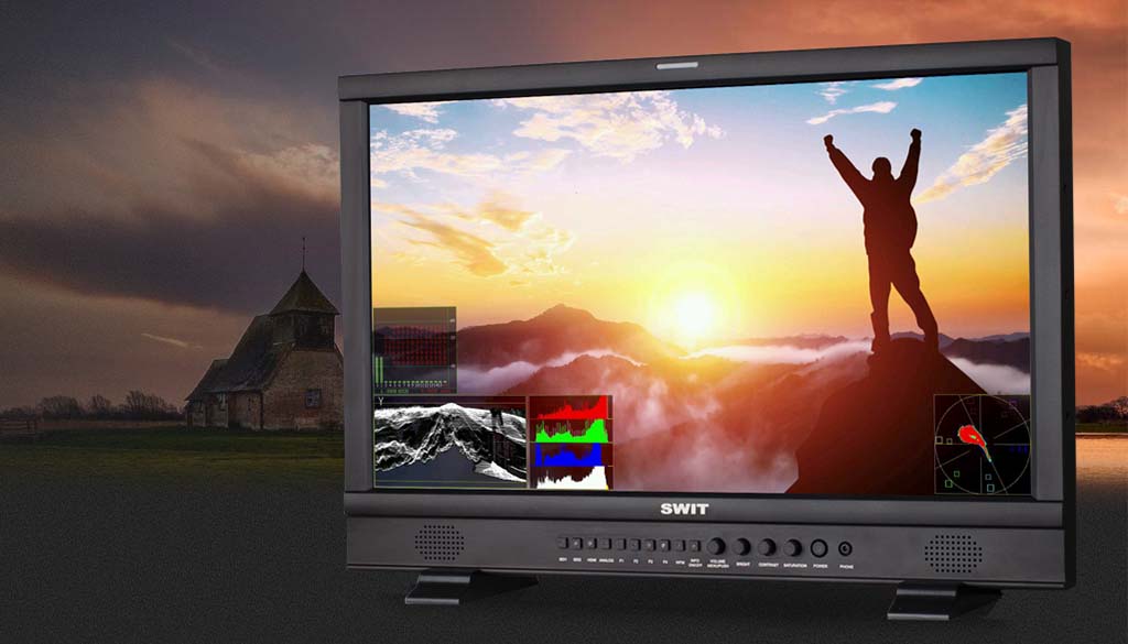 Monitor LCD da studio Swit S-1243FS Waveform Full HD da 23,8 pollici 2