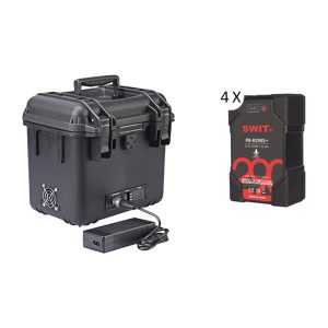 Swit S-4040+PB-R290S+*4 KIT con box alimentatore S-4040 e 4 batterie PB-R290S
