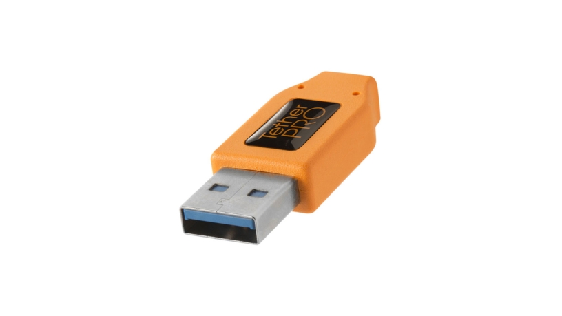 CU3017_Tether Tools cavo prolunga Active USB 3.0 4.9m arancione ad alta visibilità
