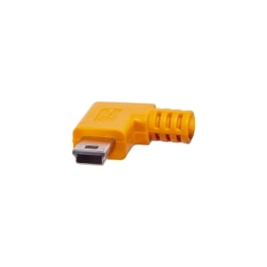 TetherPro adattatore da USB 2.0 a Mini-B 5-pin ad angolo retto 50cm arancio