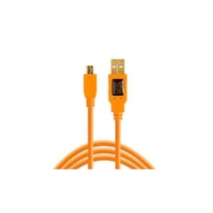CU5401-ORG_TETHERTOOLS_Tether Tools cavo USB 2.0 maschio/Mini-B 5 pin 30cm arancio