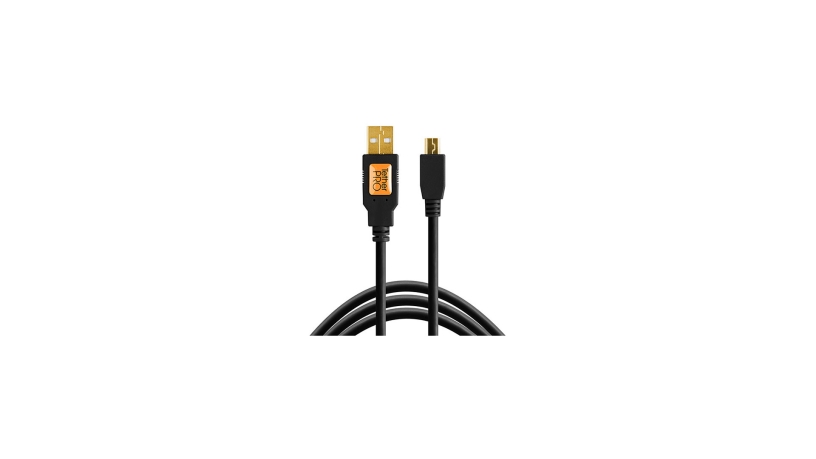 CU5401_TETHERTOOLS_Tether Tools cavo USB 2.0 maschio/Mini-B 5 pin 30cm nero