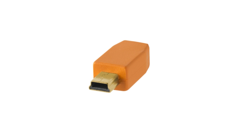 CU5407_TETHERTOOLS_Tether Tools cavo USB 2.0 maschio/Mini-B 5 pin 1,8 m arancio