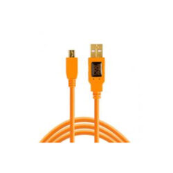 CU5407_TETHERTOOLS_Tether Tools cavo USB 2.0 maschio/Mini-B 5 pin 1,8 m arancio