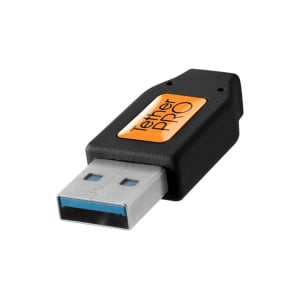 CU5410_Tether Tools cavo USB 3.0 Type-A maschio a Micro-B 3m nero