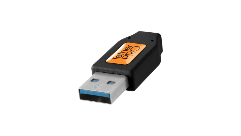 CU5410_Tether Tools cavo USB 3.0 Type-A maschio a Micro-B 3m nero