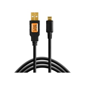 Tether Tools cavo USB 2.0 A maschio/Micro-B 5 pin 4,6m nero