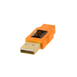 CU5451_TETHERTOOLS_Tether Tools cavo USB 2.0 maschio/Mini-B 5 pin 4,6m arancio alta visibilità