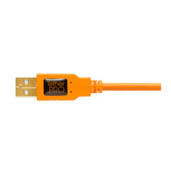 CU5451_TETHERTOOLS_Tether Tools cavo USB 2.0 maschio/Mini-B 5 pin 4,6m arancio alta visibilità