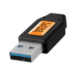 CU5453_Tether Tools cavo USB 3.0 Type-A maschio a Micro-B 4.6m nero