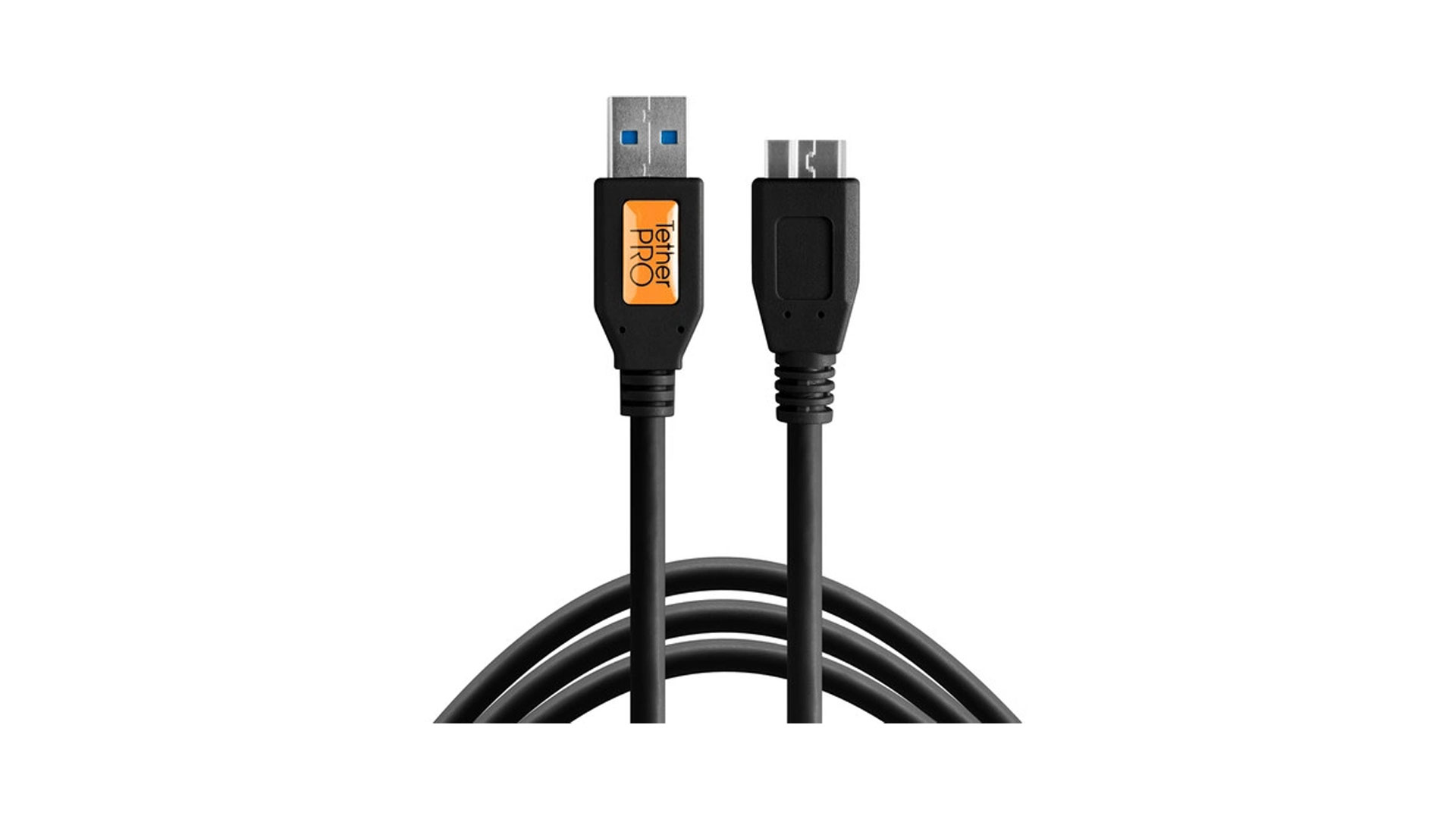CU5453_Tether Tools cavo USB 3.0 Type-A maschio a Micro-B 4.6m nero