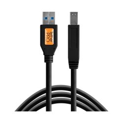 CU5460BLK_tether Tools_Tether Tools cavo USB 3.0 Type-A a Type-B maschio 4.6m nero
