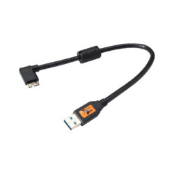 CU61RT01-BLK_Tether Tools_Tether Tools cavo USB 3.0 Type-A a Micro-USB maschio ad angolo retto 30cm nero