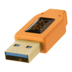 CU61RT15-ORG_Tethertools_Tether Tools cavo USB 3.0 Type-A a Micro-USB maschio ad angolo retto 4.6m arancione