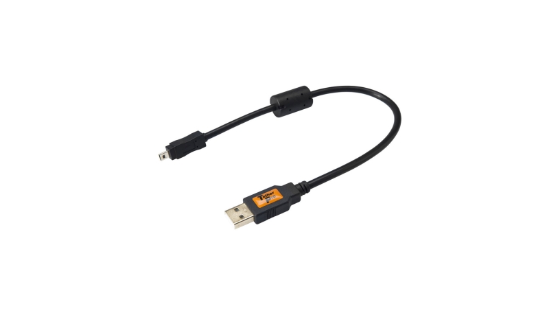 Tether Tools cavo USB A/Mini-B 8 pin 30cm nero