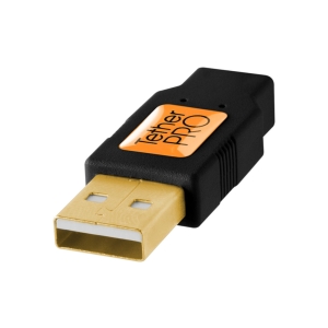 CU8001-BLK_TETHERTOOLS_Tether Tools cavo USB A/Mini-B 8 pin 30cm nero