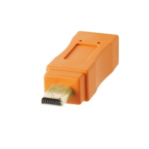 CU8015-ORG_TETHERTOOLS_Tether Tools cavo USB 2.0 A/Mini-B 8 pin 4,6m arancio