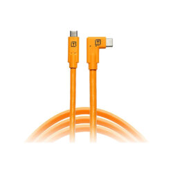 CUC15RT-ORG_TETHERTOOLS_Tether Tools Cavo Pro da USB-C a USB-C ad angolo retto 4,6m arancione