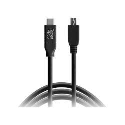 CUC2415-BLK_TETHERTOOLS_Tether Tools TetherPro cavo da USB-C a 2.0 Mini-B 5-Pin 4,6m nero