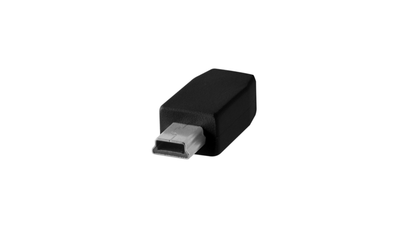 CUC2415-BLK_TETHERTOOLS_Tether Tools TetherPro cavo da USB-C a 2.0 Mini-B 5-Pin 4,6m nero