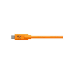 CUC2415-ORG_TETHERTOOLS_Tether Tools TetherPro cavo da USB-C a 2.0 Mini-B 5-Pin 4,6m arancio
