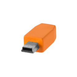 CUC2415-ORG_TETHERTOOLS_Tether Tools TetherPro cavo da USB-C a 2.0 Mini-B 5-Pin 4,6m arancio